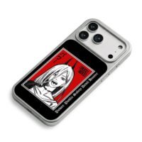 Chainsaw Man Power Blood Fiend iPhone 17 Pro Max Electroplated Silver Case2
