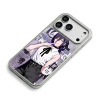 Chainsaw Man Reze collage iPhone 17 Pro Max Electroplated Silver Case2