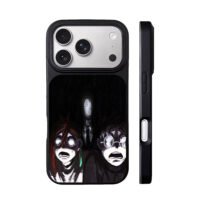 Chainsaw Man Slenderman horror art iPhone 17 Pro Max Black Case