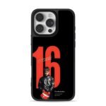 Charles Leclerc 16 F1 Helmet Phone Case for iPhone 11-17 & Samsung Galaxy S24-S26