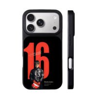 Charles Leclerc 16 F1 Helmet iPhone 17 Pro Max Black Case