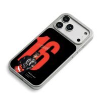 Charles Leclerc 16 F1 Helmet iPhone 17 Pro Max Electroplated Silver Case2