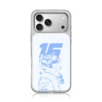 Charles Leclerc 16 F1 print iPhone 17 Pro Max Electroplated Silver Case1