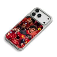 Charles Leclerc F1 Ferrari pic iPhone 17 Pro Max Electroplated Silver Case2