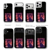 Charles Leclerc F1 helmet Chris Brown Phone Case Black Electroplated Silver For Iphone 11 To 17