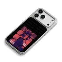 Charles Leclerc F1 helmet iPhone 17 Pro Max Electroplated Silver Case2