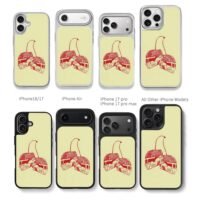 Charles Leclerc F1 helmets cherries Chris Brown Phone Case Black Electroplated Silver For Iphone 11 To 17