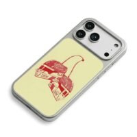 Charles Leclerc F1 helmets cherries iPhone 17 Pro Max Electroplated Silver Case2