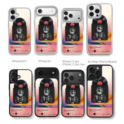 Charles Leclerc F1 vinyl music Chris Brown Phone Case Black Electroplated Silver For Iphone 11 To 17