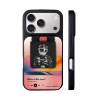 Charles Leclerc F1 vinyl music iPhone 17 Pro Max Black Case