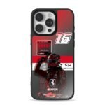 Charles Leclerc Ferrari F1 16 Phone Case for iPhone 11-17 & Samsung Galaxy S24-S26