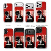 Charles Leclerc Ferrari poster Chris Brown Phone Case Black Electroplated Silver For Iphone 11 To 17
