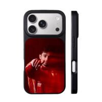 Charles Leclerc Ferrari racer iPhone 17 Pro Max Black Case