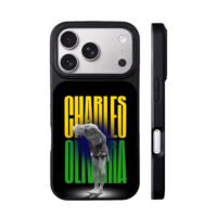 Charles Oliveira bowed MMA art iPhone 17 Pro Max Black Case