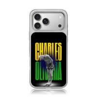 Charles Oliveira bowed MMA art iPhone 17 Pro Max Electroplated Silver Case1