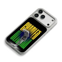 Charles Oliveira bowed MMA art iPhone 17 Pro Max Electroplated Silver Case2