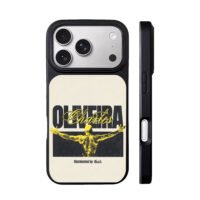 Charles Oliveira open arms art iPhone 17 Pro Max Black Case