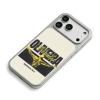 Charles Oliveira open arms art iPhone 17 Pro Max Electroplated Silver Case2