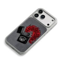 Charlie Brow Jr lighter flame iPhone 17 Pro Max Electroplated Silver Case2