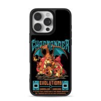 Charmander Charizard evolution Phone Case for iPhone 11-17 & Samsung Galaxy S24-S26