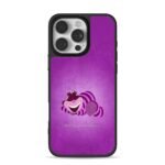 Cheshire Cat Alice purple quote art Phone Case for iPhone 11-17 & Samsung Galaxy S24-S26