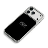 Chevrolet bowtie logo and text iPhone 17 Pro Max Electroplated Silver Case2