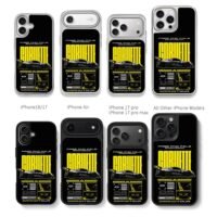 Chevrolet Corvette GT3R print Chris Brown Phone Case Black Electroplated Silver For Iphone 11 To 17