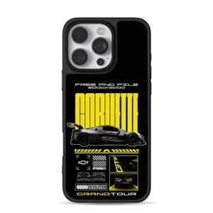 Chevrolet Corvette GT3R print Phone Case for iPhone 11-17 & Samsung Galaxy S24-S26