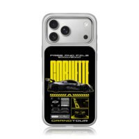 Chevrolet Corvette GT3R print iPhone 17 Pro Max Electroplated Silver Case1