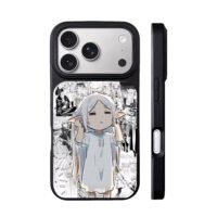 Chibi Frieren Sousou manga collage iPhone 17 Pro Max Black Case