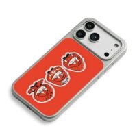 Chibi red boys strawberry daruma oct iPhone 17 Pro Max Electroplated Silver Case2