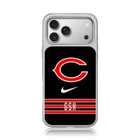 ChicagoBearsNikeGSHredstripes iPhone 17 Pro Max Electroplated Silver Case1