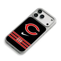 ChicagoBearsNikeGSHredstripes iPhone 17 Pro Max Electroplated Silver Case2