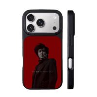 Choi Min sik Dae Su Oh red art iPhone 17 Pro Max Black Case