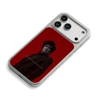 Choi Min sik Dae Su Oh red art iPhone 17 Pro Max Electroplated Silver Case2