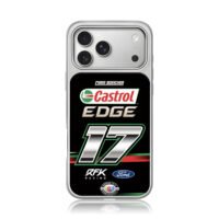 Chris B 17 Castrol Ford NASCAR iPhone 17 Pro Max Electroplated Silver Case1