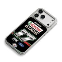 Chris B 17 Castrol Ford NASCAR iPhone 17 Pro Max Electroplated Silver Case2