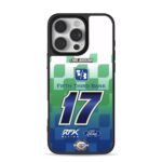 Chris Buescher 17 NASCAR Ford Phone Case for iPhone 11-17 & Samsung Galaxy S24-S26