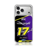 Chris Buescher 17 RFK Ford iPhone 17 Pro Max Electroplated Silver Case1