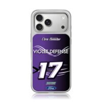 Chris Buescher 17 Violet Defense Ford Roush Fenway Racing iPhone 17 Pro Max Electroplated Silver Case1