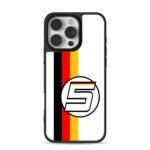 Circled 5 German flag stripes iPhone 16 Pro Max Black Case