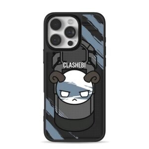 CLASHEBI angry ram horn art Phone Case for iPhone 11-17 & Samsung Galaxy S24-S26