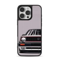 Classic VW golf mk2 front art Phone Case for iPhone 11-17 & Samsung Galaxy S24-S26