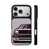 Classic VW golf mk2 front art iPhone 17 Pro Max Black Case
