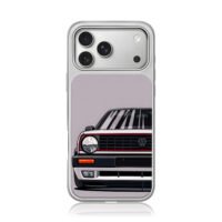 Classic VW golf mk2 front art iPhone 17 Pro Max Electroplated Silver Case1