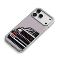 Classic VW golf mk2 front art iPhone 17 Pro Max Electroplated Silver Case2