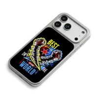 CM Punk Best In The World Fist iPhone 17 Pro Max Electroplated Silver Case2