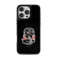 Cobra Kai angry cobra logo iPhone 16 Pro Max Black Case