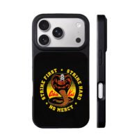 Cobra Kai cobra strike first iPhone 17 Pro Max Black Case