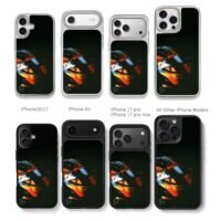 CocaCola Dropbox F1 helmet Chris Brown Phone Case Black Electroplated Silver For Iphone 11 To 17